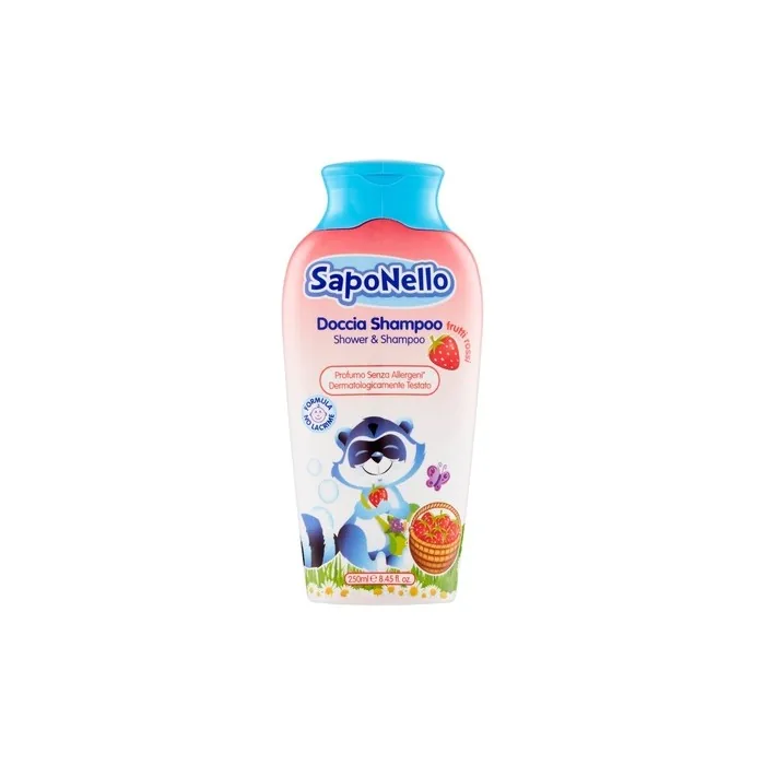 PAGLIERI Saponello Kids Red Fruit Shower Gel & Shampoo 250ml