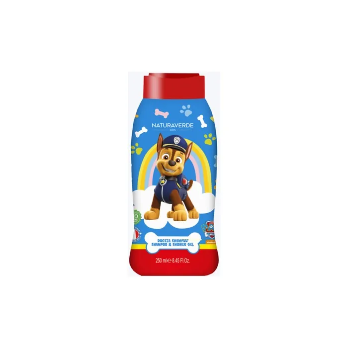 Naturaverde Paw Patrol Shampoo & Shower Gel for Kids with Organic Oat Extract 250ml
