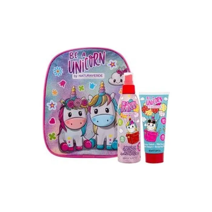 Fragrances For Children Be A Unicorn Gift Set Shampoo 100 Ml And Leavein Conditioner Spray 200 Ml With Bag