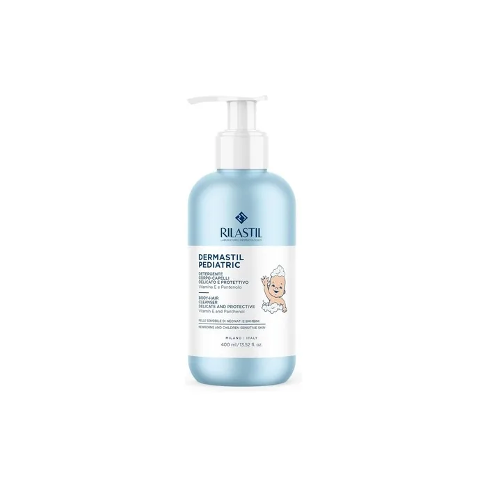Rilastil Dermastil Pediatric Body Hair Cleanser For Babies And Children