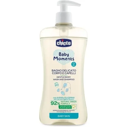Chicco Baby Moments Gentle Body Wash & Shampoo