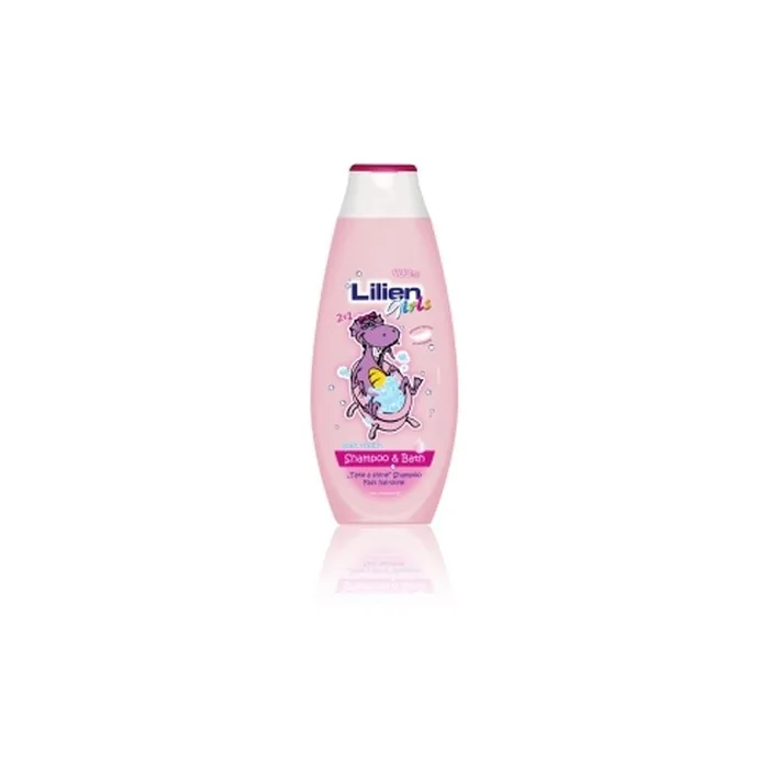 Lilien 2-in-1 Shampoo and Bath Foam for Girls 400ml