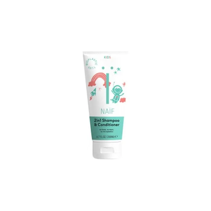Naif Baby Kids 2in1 Shampoo Conditioner 200 Ml For Easy Combing