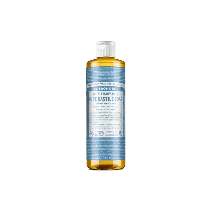 Dr. Bronner's Pure Castile Liquid Soap Baby Mild 475ml