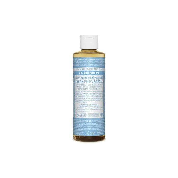 Dr. Bronner's Organic Baby Unscented Pure-Castile Liquid Soap 473ml