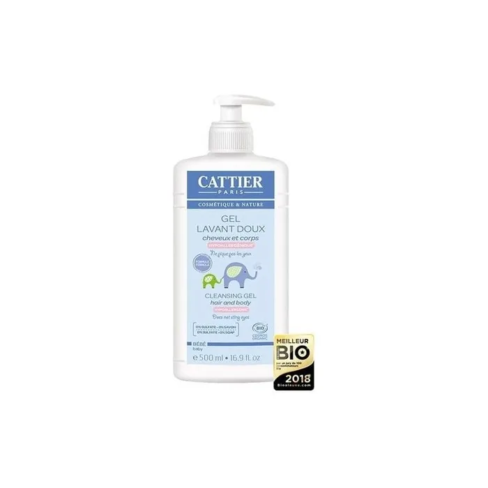 Cattier Baby Organic Gentle Cleansing Gel 500ml