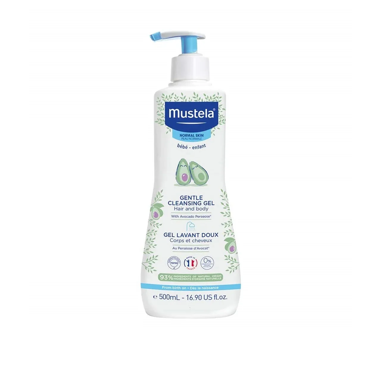 Mustela Gentle Cleansing Gel For Hair And Body 500ml By Mustela