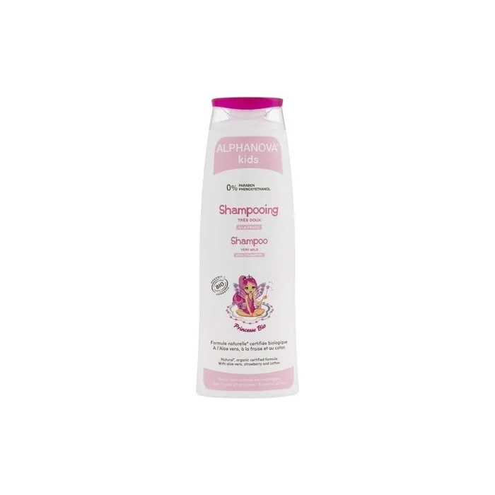 Alphanova Kids Go Take Your Shower! 3in1 Organic Strawberry & Cotton Shower Gel 250ml