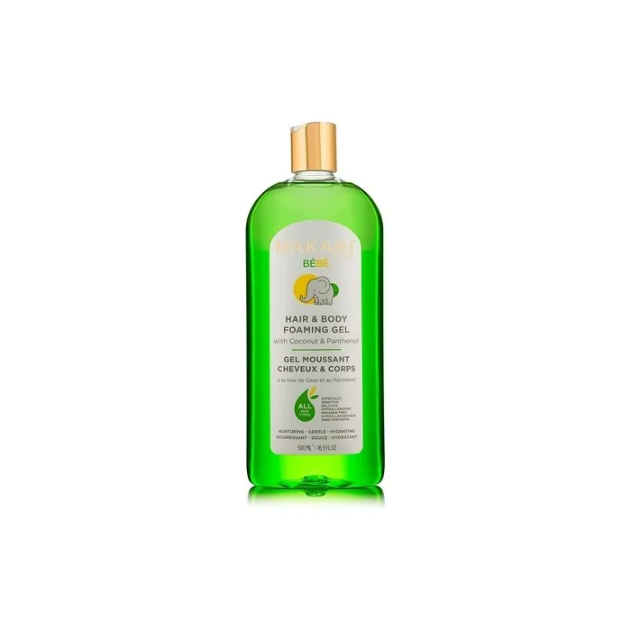 Makari Baby Hair And Body Foaming Gel For Sensitive And Delicate Skin