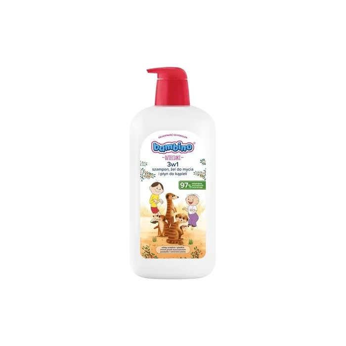 Bambino Kids 3-in-1 Shampoo, Shower Gel and Bath Liquid 1000ml