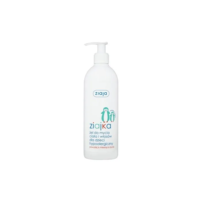 Ziaja Ziajka Body And Hair Wash Gel For Children Hypoallergenic 400ml