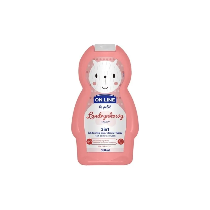 Forte Sweeden On Line Le Petit 3 In 1 Gel For Washing Body Hair And Face For Children Candy Flavored 350ml