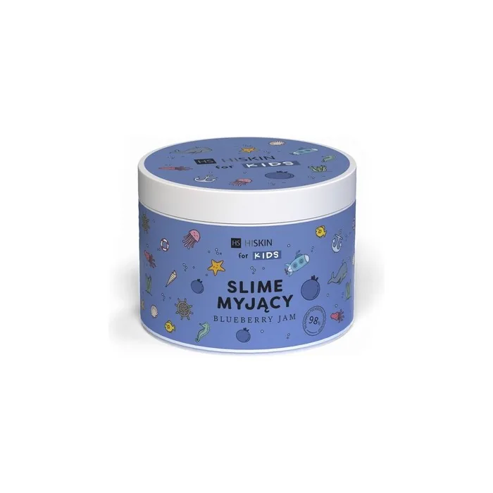 Hiskin Kids Slime Body Wash Gel For Children Blueberry 150ml