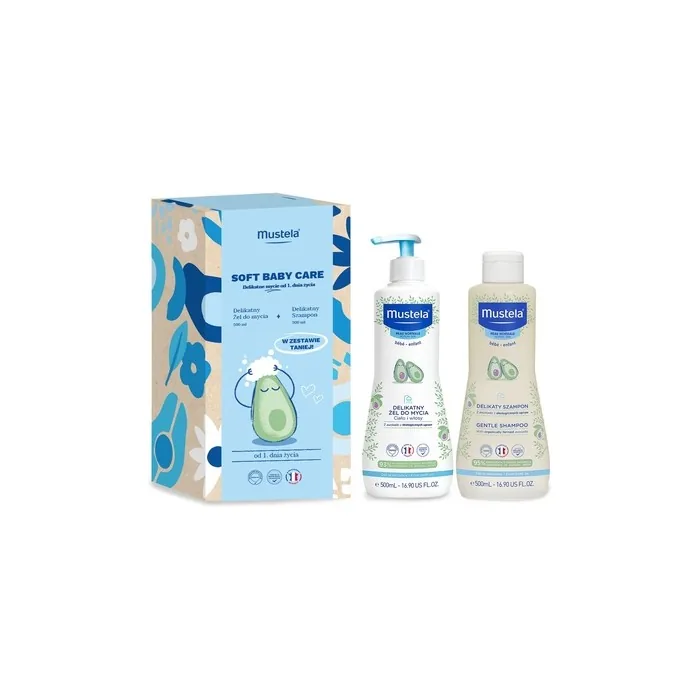 Mustela Soft Baby Care Gentle Cleansing Gel From Day 1 500 Ml