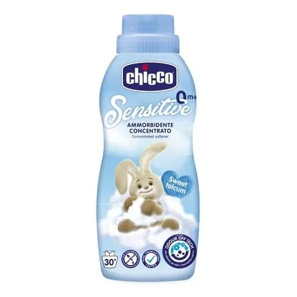 Chicco Fabric Softener And Rinse For Baby Clothes 0m+ Sweet Talcum 750ml