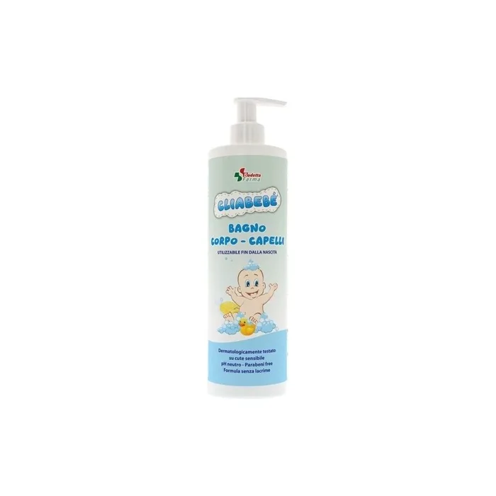 Budetta Farma CliaBebè Neutral pH Body and Hair Wash 500ml