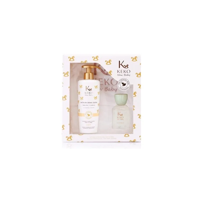 Gift Set Liquid Soap 500ml Lowalcohol Baby Scent 100ml Towel