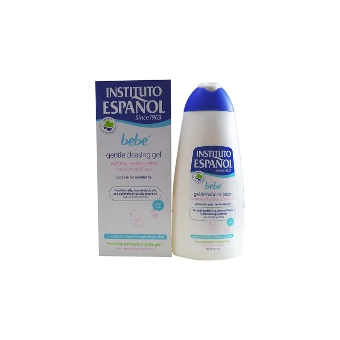 Instituto Espaol Baby Bath Gel Without Soap For Newborns Sensitive Skin Without Allergens 500ml