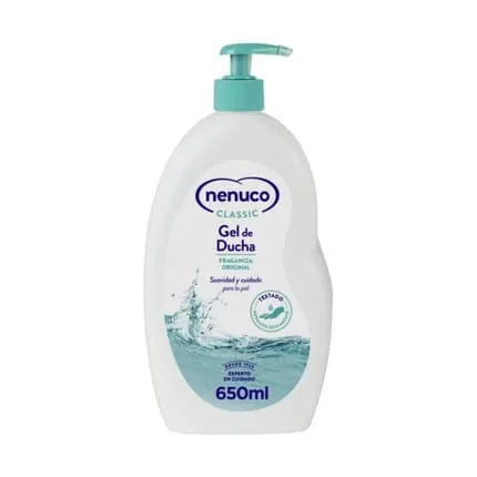 Nenuco Classic Bath Gel Original Fragrance 650ml Liquid Soap With Dispenser
