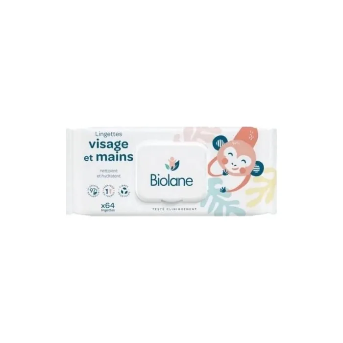 Biolane Hand and Face Wipes