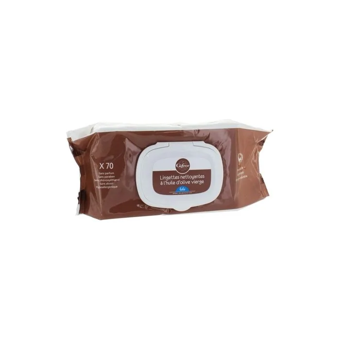 Gifrer Wipes with Virgin Olive Oil 70 Wipes