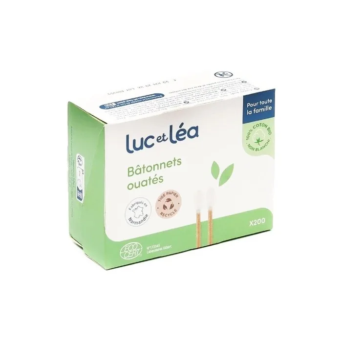 Luc Et Lea Hygiene and Care Bamboo Fleece Stick 200 Units