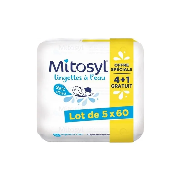 Mitosyl Water-Based Wipes 60 Wipes