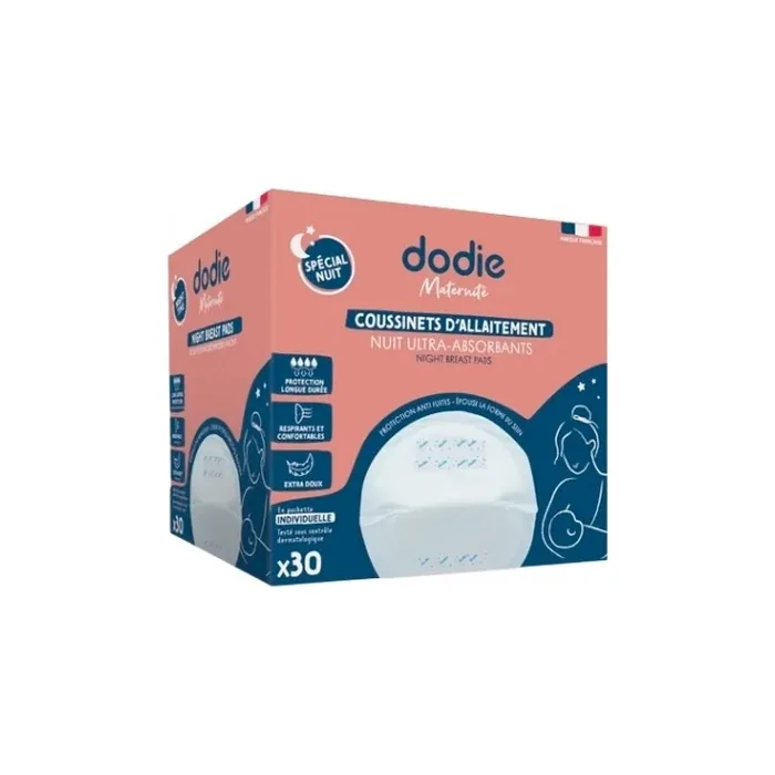 Dodie Breastfeeding Night Breast Pads 30 Count