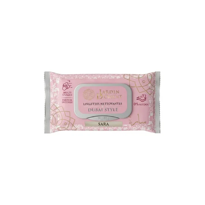 Sara Scented Wet Wipes Dubai Style 72 Count