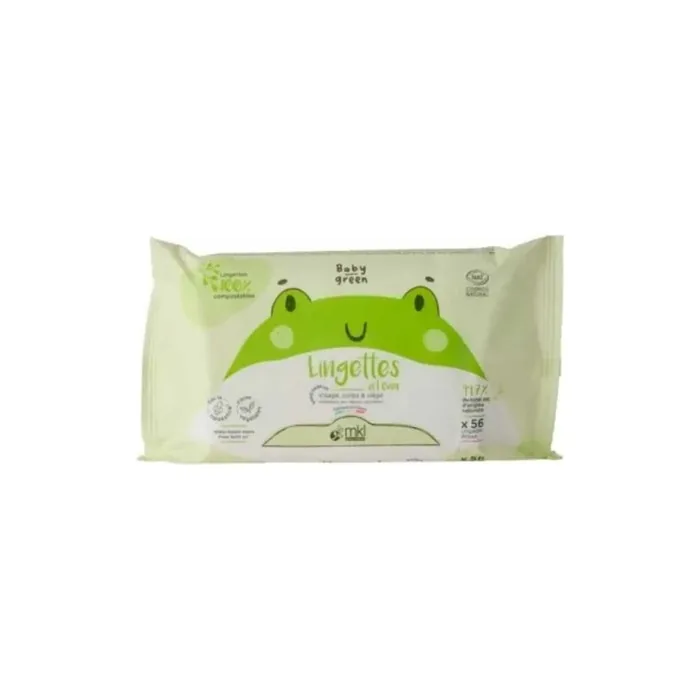Mkl Green Nature Baby Green Water Wipes Organic 56 Wipes
