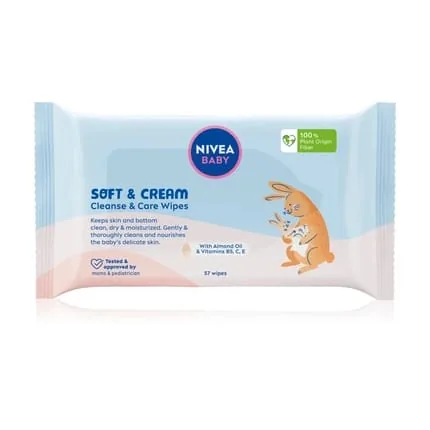 Nivea Baby Soft & Cream 57 Cleansing Wipes
