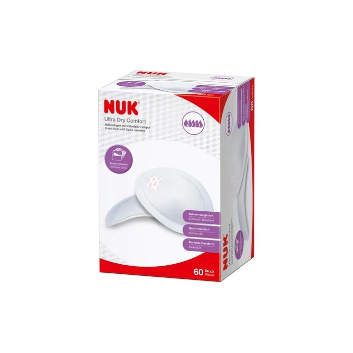 Nuk Ultra Dry Comfort Nursing Pads Extremely Absorbent Ideal Fit