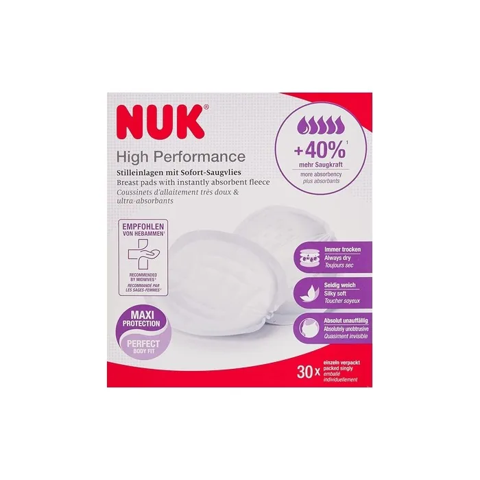 Nuk Disposable Nursing Pads For Breastfeeding, 30 Pieces