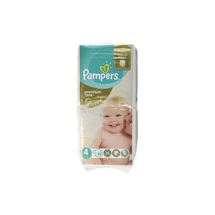 Pampers Premium Care Diapers Size 4 - 52 Pieces
