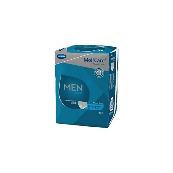 Hartmann Hartmann Premium Men Pants 7 Drops Male Diaper Size M 8 Units Molicare
