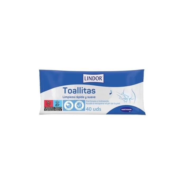Lindor Wet Wipes 40 Units