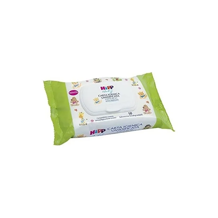 Hipp Baby Moisturizing Toilet Paper, 50 Wipes