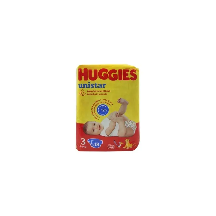 Huggies Unistar Diapers 3 49 Kg 18 Count