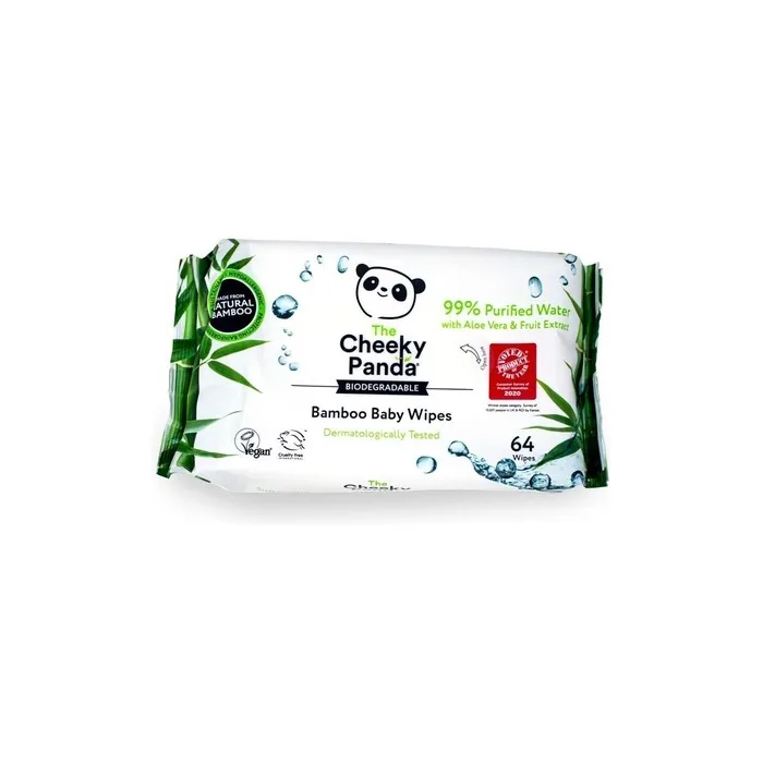 The Cheeky Panda Baby Wipes, Biodegradable, Bamboo, Pack Of 1