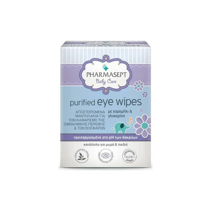 Pharmasept Baby Purified Eye Wipes 10 Count