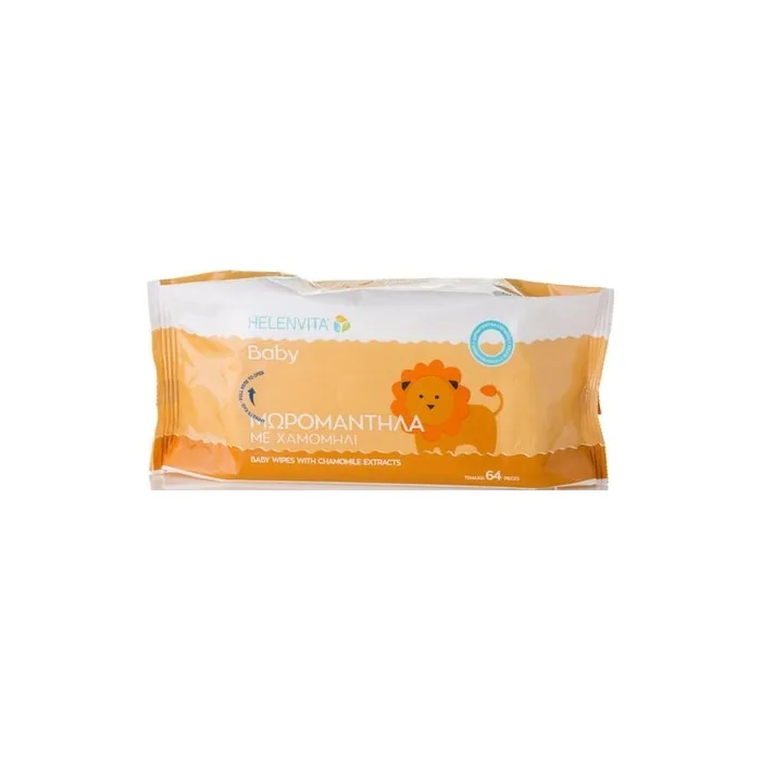 Helenvita Baby Wipes With Chamomile Without Alcohol Parabens 64 Pieces