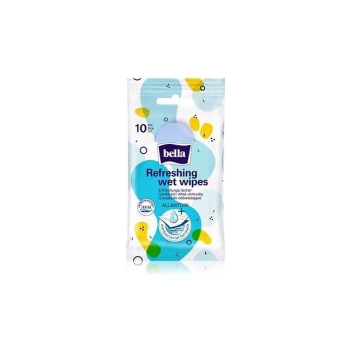 Bella Refreshing Wet Wipes Antibacterial Formula 10 Wipes