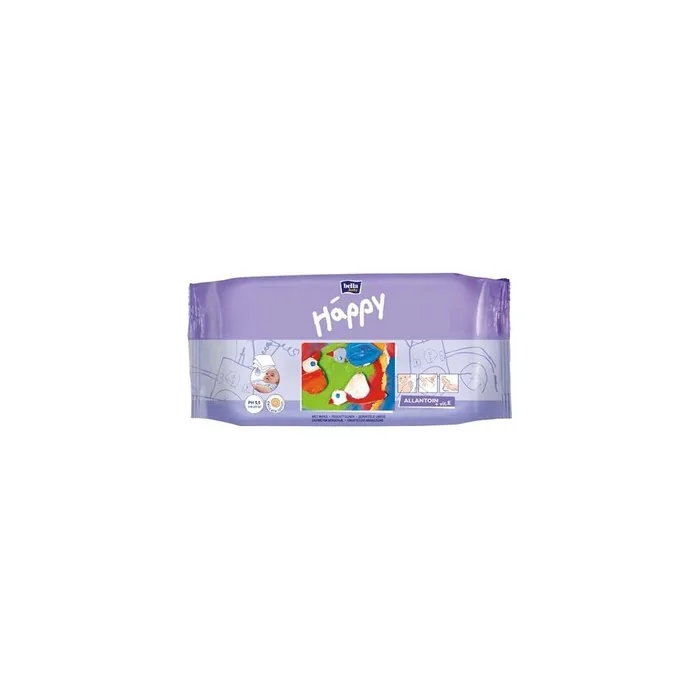 Bella Baby Happy Wet Wipes With Allantoin & Vit. E 64 Pcs