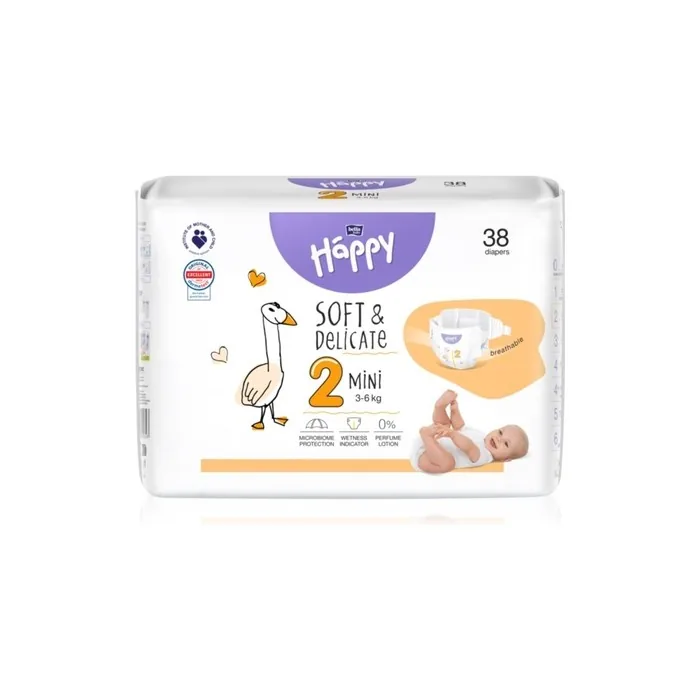 Bella Happy Soft&Delicate Size 2 Mini Disposable Diaper 36 Kg 38 Pcs