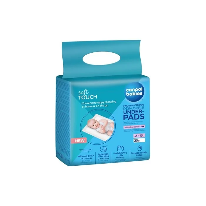 Canpol Babies Disposable Underpads 33x45 Cm 20 Pcs