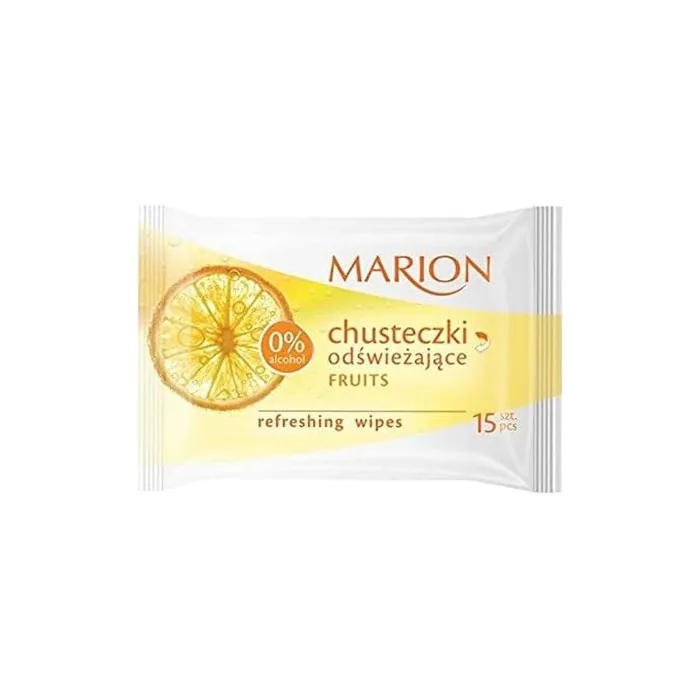 MARION Refreshing Wipes 15 Pieces Fruits