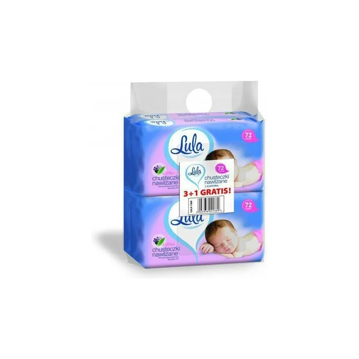 Stella Lula Wet Wipes with Allantoin 72 Pieces + 1 Free