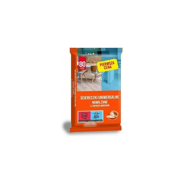 STELLA Moist Wipes Universal Sea Scent 80 Count