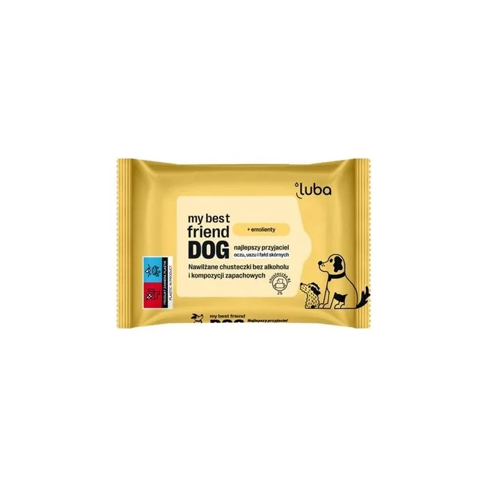 Luba Dog Moisturizing Wipes For Sensitive Areas - 25 Pcs
