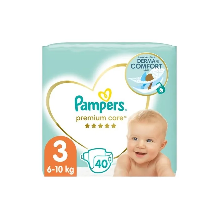 Pampers Premium Care Size 3 - 40 Pieces
